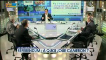 Référendum : à quoi joue Cameron ? - 23 janvier - BFM : Les décodeurs de l'éco 3/5