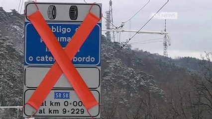 NEVE E TRENI BLOCCATI