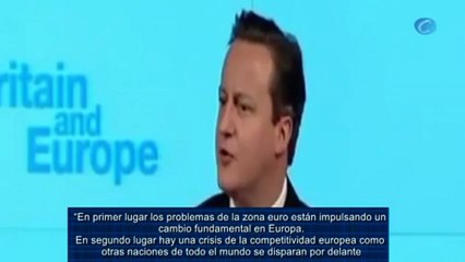David Cameron propone un referéndum sobre la permanencia en la UE