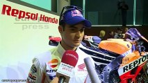 Pedrosa y Márquez, contentos con su nueva moto