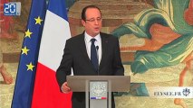 Zapping : tous les voeux de Hollande en un discours