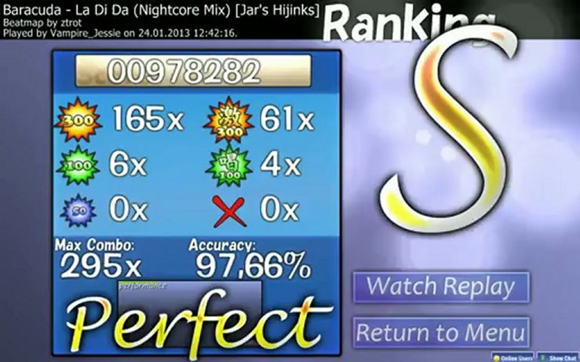 (Osu) Baracuda - La Di Da (Nightcore Mix) [Jar's Hijinks]