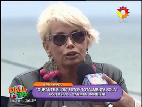 Pronto.com.ar Carmen Barbieri habla de su entorno