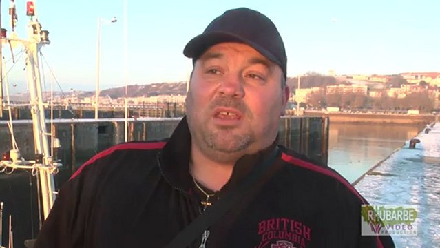 Blocage du port de Boulogne-sur-Mer par les marins pêcheurs
