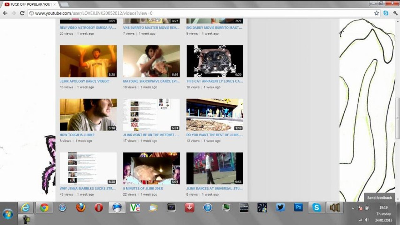 Why do i flag jlinks videos