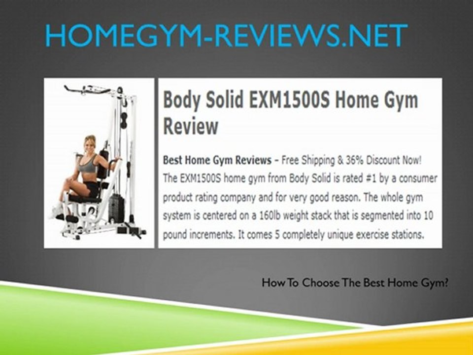 Home Gym Reviews - Top 10 Home Gyms