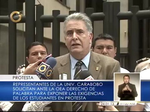 Solicitan derecho de palabra ante la OEA para explicar las exigencias de estudiantes encadenados