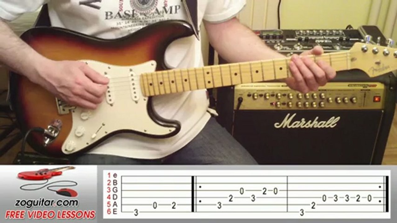 Ritchie Valens - La Bamba (main riff) + TAB