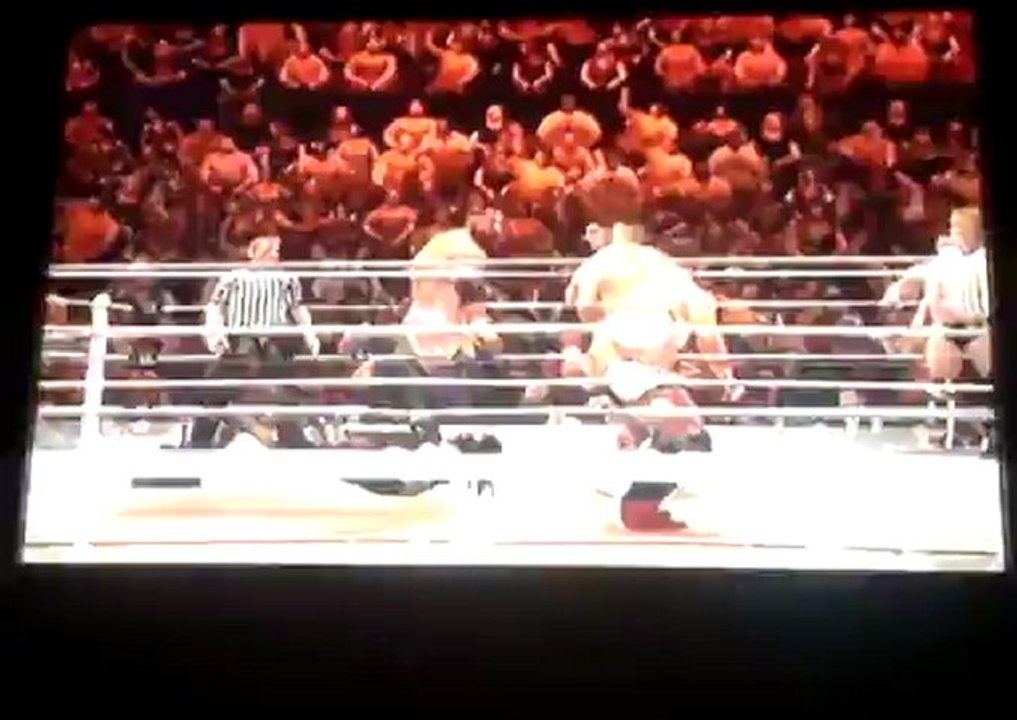 Damien Sandow & Cody Rhodes vs WWE Tag Team Champions Daniel Bryan & Kane