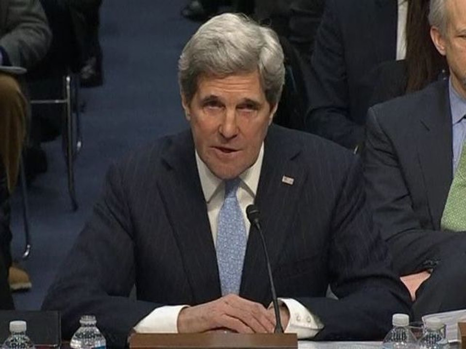 John Kerry Tears Up During Confirmation Hearing
