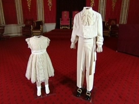 Royal Outfits Worn For Queen's Coronation On Display