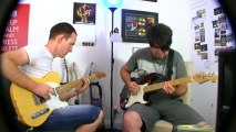 Improvised Blues Guitar Jam Session - Trading Solo Licks