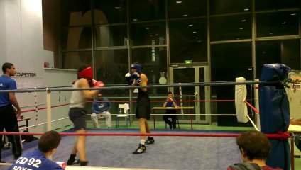 1/8 finale Championnat d'ile de France Round 2 : en bleu, Baptiste ELUARD (UPMC)