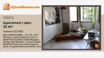 A vendre - appartement - Toulouse (31500) - 1 pièce - 32m²