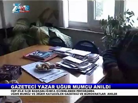 GAZETECİ UGUR MUMCU ZİLE CHP DE ANILDI
