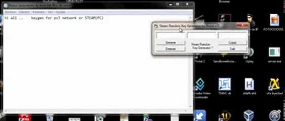 PS3 and STEAM KEYGEN !!!! - YouTube