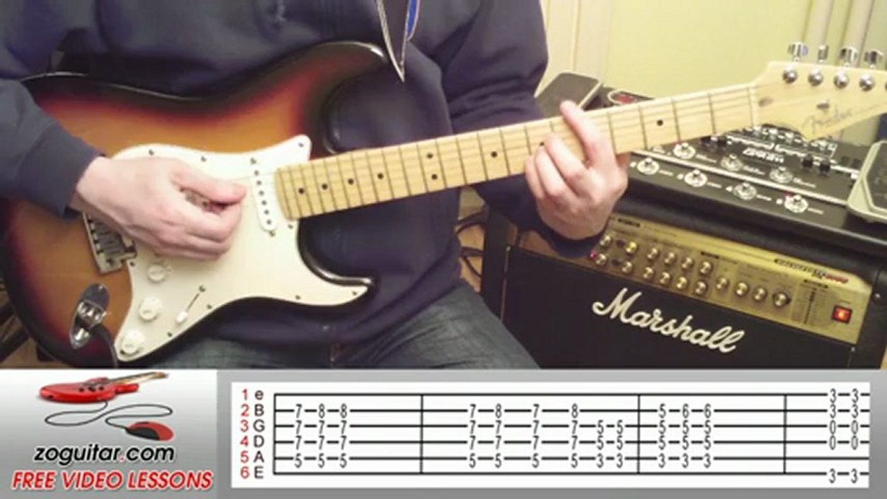The Cult - Love Removal Machine (main riff) + TAB