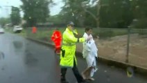 Teenager saved in dramatic flood rescue