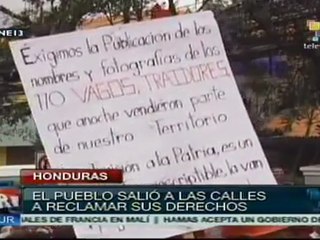 Protestas en Honduras por leyes consideradas lesivas