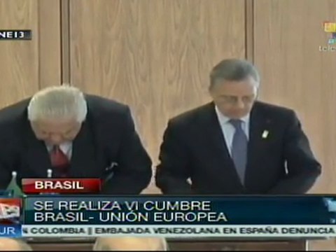 Unión Europea y Brasil firman dos acuerdos de cooperación