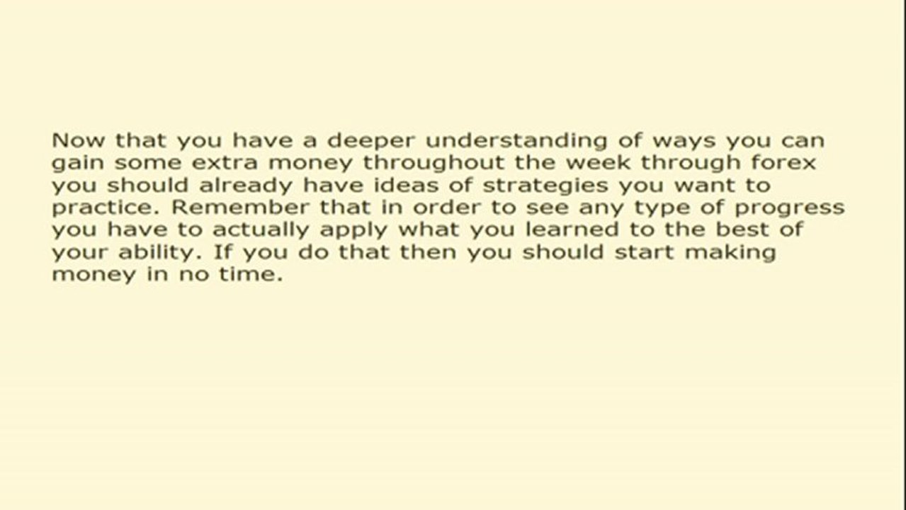 Learn To Trade The Forex Video