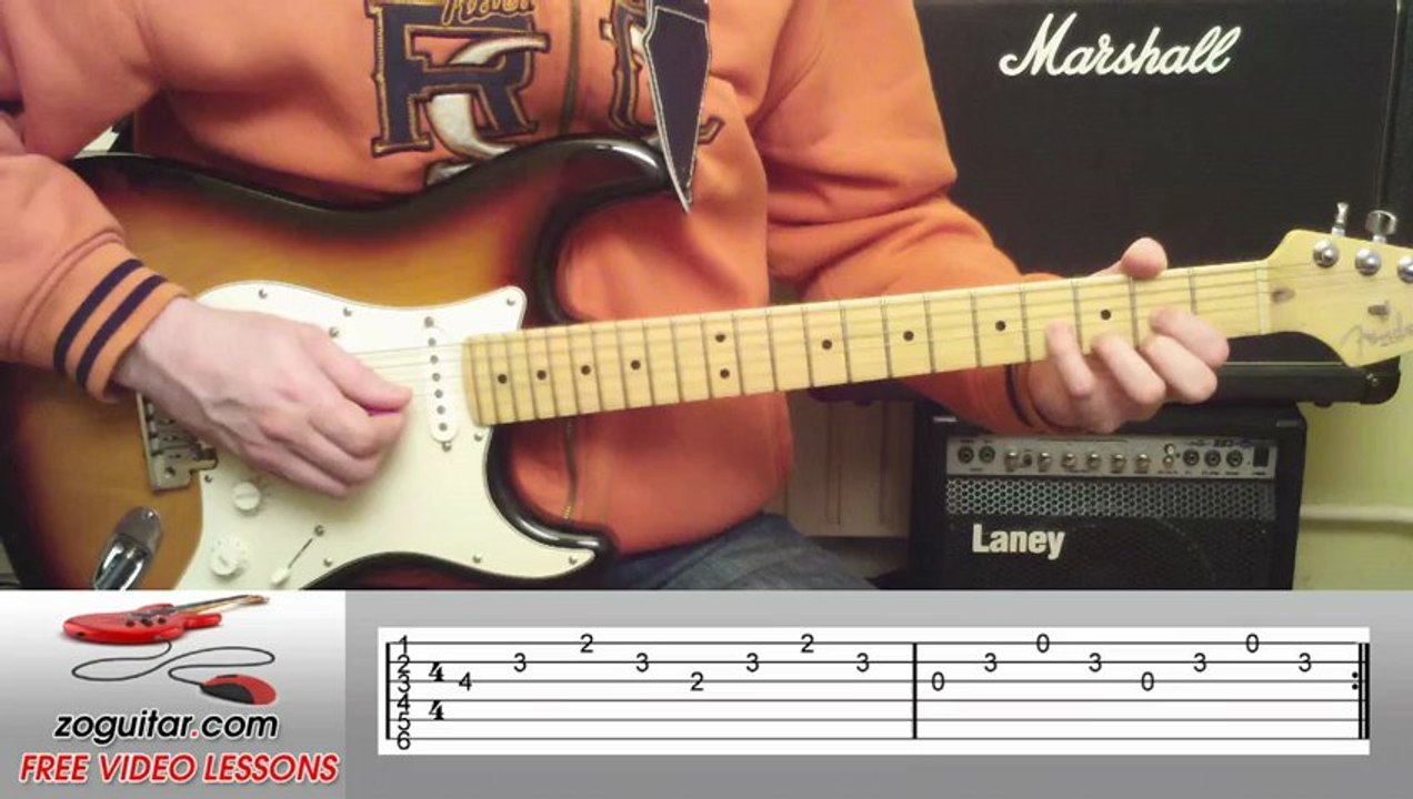 U2 - Sunday Bloody Sunday (intro riff) + TAB
