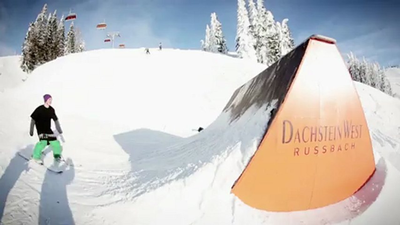 Snowpark Dachstein West: Bluebird Freeski Parkcheckout - 15-01-13