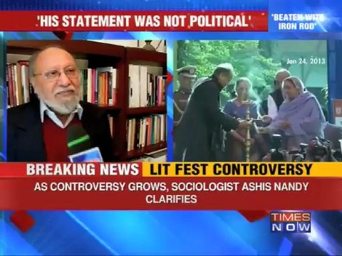 JLF controversy: Ashis Nandy clarifies