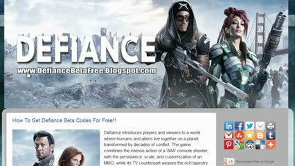 Get Defiance Beta Codes For Free