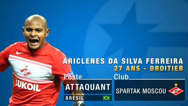 Ari, le buteur brésilien du Spartak Moscou