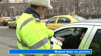Moped doar cu permis