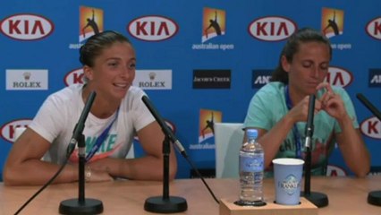 Errani-Vinci: "Siamo forti, ma non ci montiamo la testa"