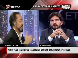 Adnan Oktar ile Rasim Ozan canlı yayında kapıştı