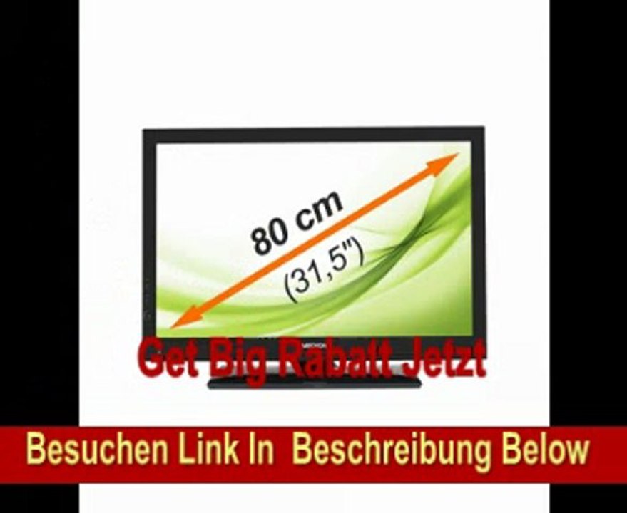 MEDION MD 30572 P15101 31,5"/ 80cm LED TV FULL HD ° DVB-S2 ° DVB-T ° DVB-C ° CI+ ° 100Hz ° Medien Portal ° 4 x HDMI ° 2 x USB ° DLNA ° EPG ° MEDION Mediathek