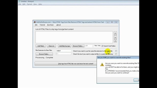 How to Strip HTML Tags from files Remove HTML Tags and extract HTML from Text