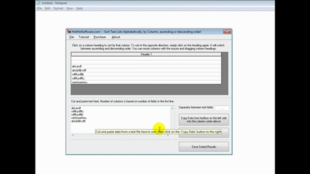 How to Sort Text Lists Alphabetically, CSV Files, by Column or ...