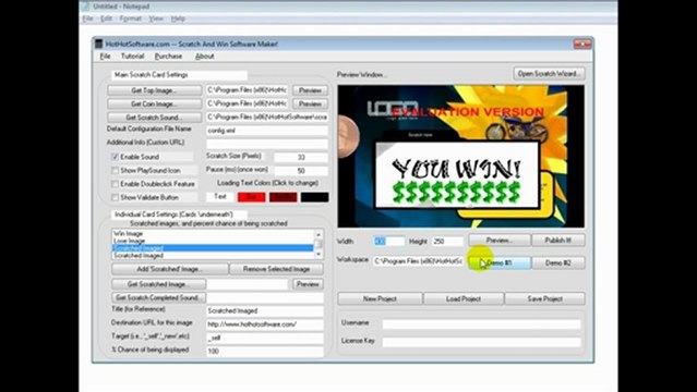 How to make a Scratch and Win Game, Scratch Off card, instant scratch tickets/scratchie
