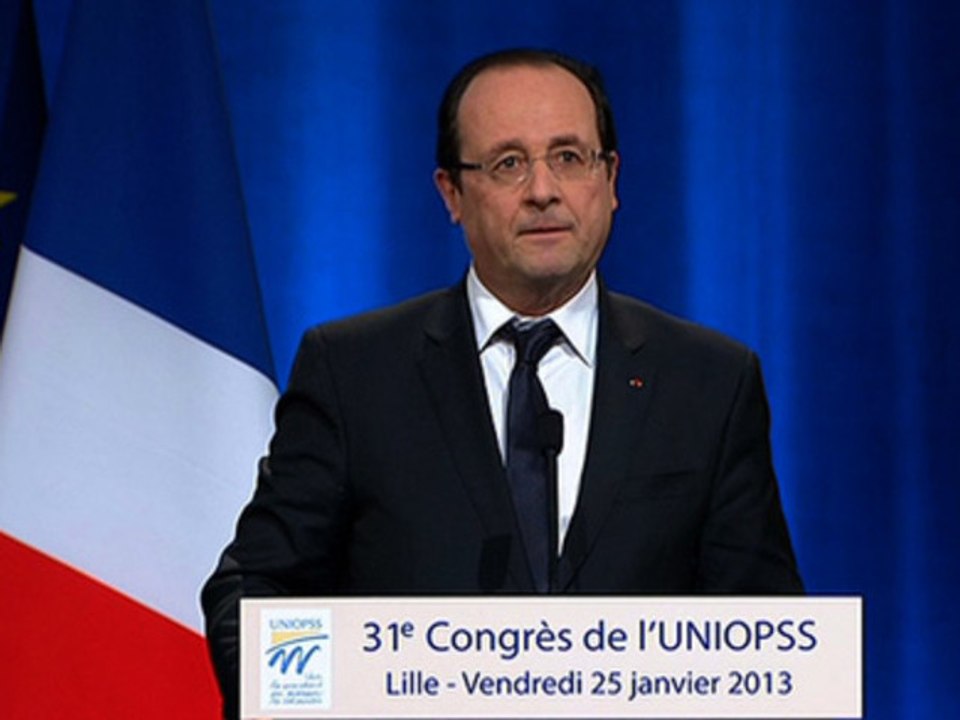 Discours du Président de la République en clôture du Congrès de l' UNIOPSS