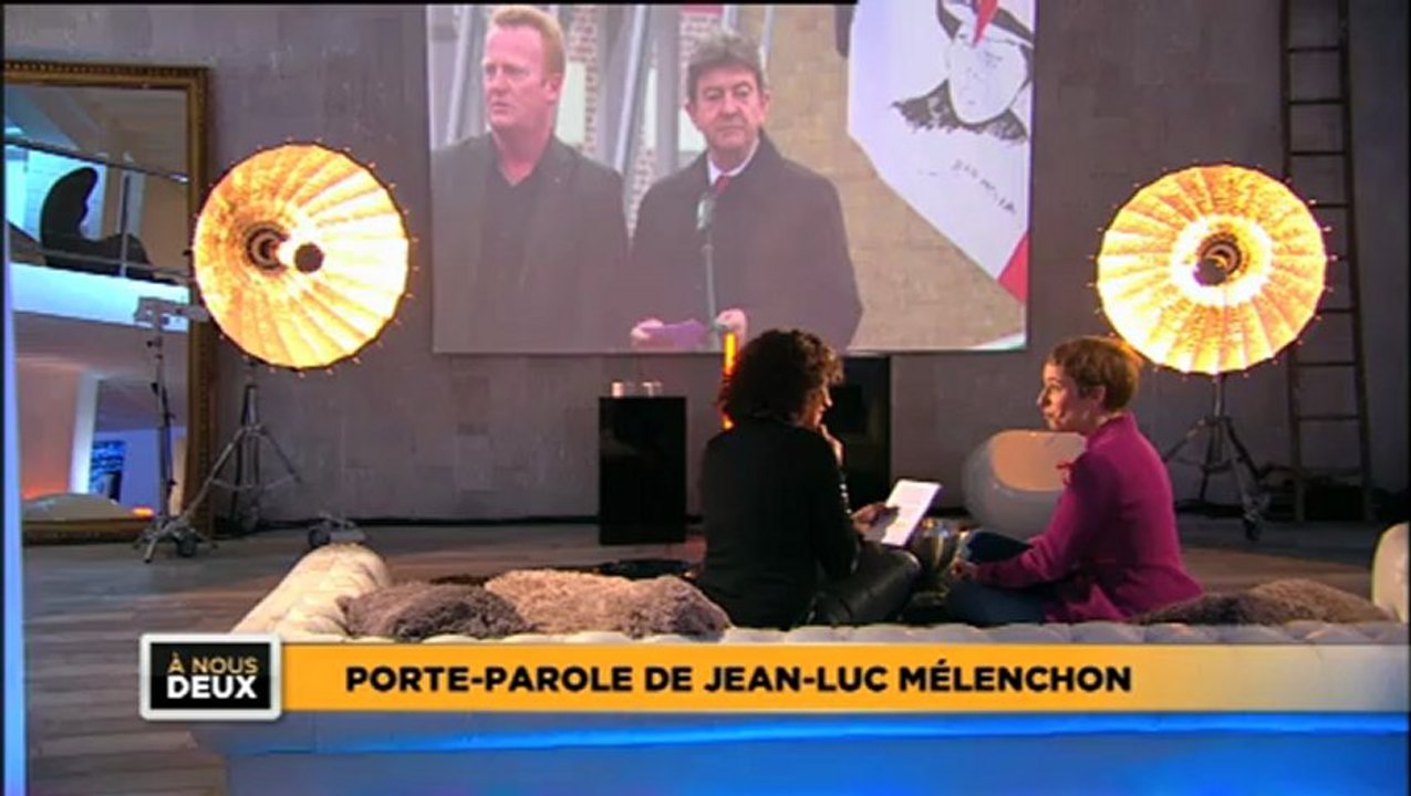 Clémentine Autain : "avec Jean-Luc Mélenchon, on est comme chat et chien" - A Nous deux