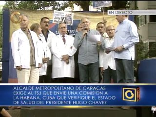 Ledezma entregó comunicación a la Federación Médica para que gestione una junta ante el TSJ