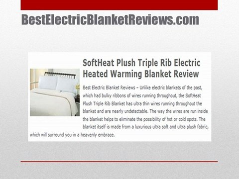 Electric Heated Blanket Reviews - Top 10 Electric Blankets