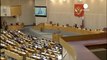Russia's Duma leaves gay activists kissing in the wind