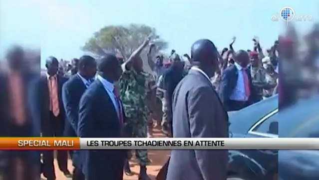 Les troupes Tchadiennes en attente