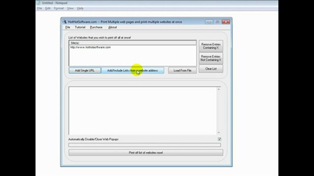 How to Print Multiple web pages and print multiple websites at once