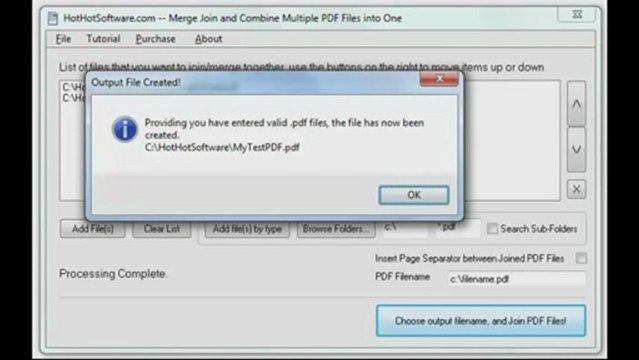 How to Merge Join and Combine Multiple PDF Files into One from Windows