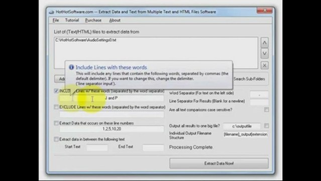 How to Extract Data and Text from Multiple Text and HTML Files
