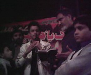 Taha mehdi Live in karachi dharna at Abbas town