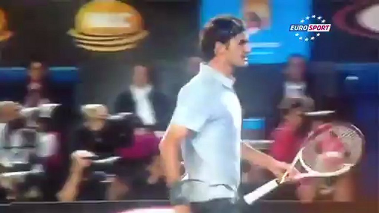 Federer kızmış