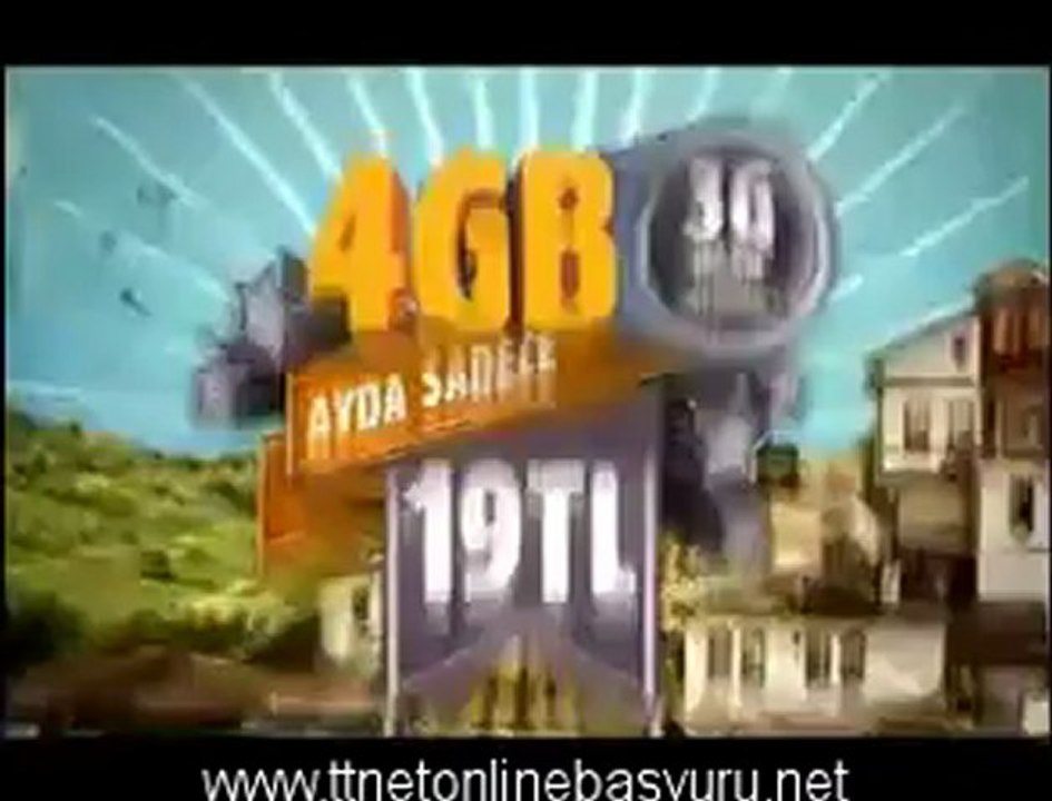 TTNET Mümkünlü - 3G 4GB 19 TL www.ttnetonlinebasvuru.net