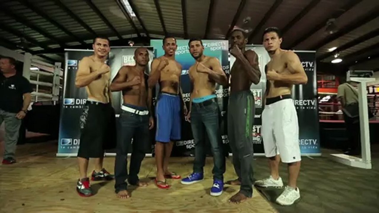 Ultimo Pre-Pesaje De "Juanma" López, Jonathan "Bomba"Gonzalez, Chelo Gonzalez Y McWilliam Arroyo